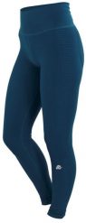 Legginsy damskie bezszwowe. Niebieskie legginsy GUGGEN MOUNTAIN, s, bez wzorów, z elastanu, z podwyższonym stanem. Za 197.76 zł.