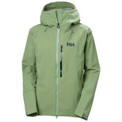 Damska kurtka wodoodporna Helly Hansen Verglas Bc. Zielone kurtki narciarskie Helly Hansen, bez wzorów, bez kaptura, narciarskie. W wyprzedaży za 1,040.45 zł.