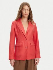 United Colors Of Benetton Marynarka 25BVDW036 Czerwony Regular Fit. Czerwone marynarki i żakiety United Colors of Benetton, bez wzorów, z lyocellu. Za 449.99 zł.