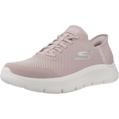 Buty SKECHERS GO WALK FLEX GRAND ENTRY Rose. Białe obuwie sportowe Skechers, bez zapięcia, trekkingowe, Skechers Sport. Za 309.99 zł.