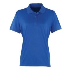Damska Koszulka Polo Coolchecker. Niebieskie koszulki polo PREMIER, m, bez wzorów, bez kołnierzyka, bez ramiączek. Za 80.99 zł.