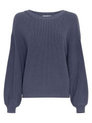 MOSS COPENHAGEN Sweter "Silda Rachelle" w kolorze granatowym rozmiar: L/XL. Niebieskie swetry Moss Copenhagen, l, bez wzorów, bez ramiączek. Za 148.61 zł.
