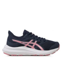Buty do biegania Asics. Niebieskie obuwie sportowe Asics, bez zapięcia, do biegania. Za 179.99 zł.
