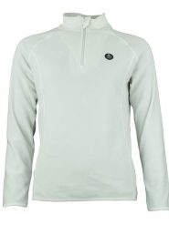 Peak Mountain Bluza polarowa "Afinor" w kolorze kremowym rozmiar: S. Brązowe bluzy Peak Mountain, s, z aplikacjami, z materiału, bez kaptura. Za 92.42 zł.