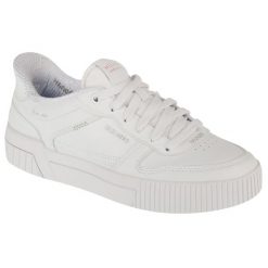 Buty sportowe Sneakersy damskie, Slip-Ins: Jade - Put It In Neutral. Białe obuwie sportowe Skechers, bez zapięcia, trekkingowe, Skechers Sport. Za 299.99 zł.