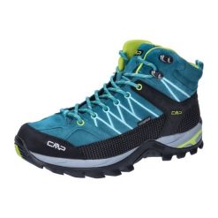 Buty damskie trekingowe CMP RIGEL MID. Niebieskie trekkingi CMP, z materiału. Za 432.15 zł.