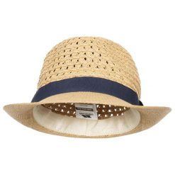 Słomkowy Kapelusz Damski / Damski Trilby. Brązowe kapelusze Trespass, bez wzorów, z materiału. Za 33.99 zł.