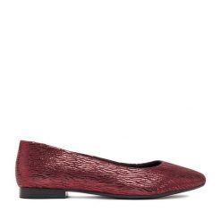 Baleriny Lasocki. Czerwone baleriny Lasocki, bez wzorów, bez obcasa. Za 159.99 zł.