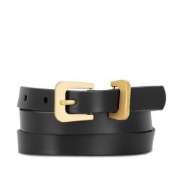 Pasek Damski GINO ROSSI. Czarne paski Gino Rossi, bez wzorów. Za 99.99 zł.