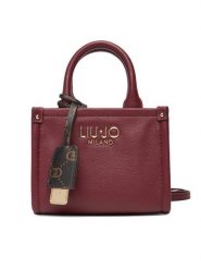 Liu Jo Torebka Esc XS Tote AF5102 E0058 Bordowy. Czerwone torebki klasyczne Liu Jo, bez wzorów, ze skóry, bez dodatków. Za 489.99 zł.