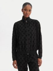 HUGO Bluza Monogram 50556831 Czarny Regular Fit. Czarne bluzy Hugo, xxl, bez wzorów, z bawełny, bez kaptura. Za 449.99 zł.