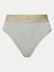 Versace Figi klasyczne z wysokim stanem Greca Border AUD01050 Szary. Szare figi VERSACE, bez wzorów, z bawełny. Za 209.99 zł.
