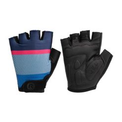 Rękawiczki rowerowe damskie Rogelli Impress II. Czarne rękawiczki Rogelli, bez wzorów, sportowe. Za 79.99 zł.