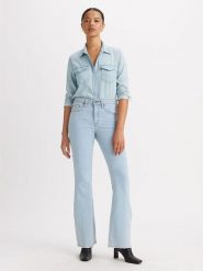 Levi's Dżinsy - Bootcut fit - w kolorze błękitnym rozmiar: W30/L32. Niebieskie jeansy Levi's®, l, z aplikacjami, z podwyższonym stanem. Za 214.19 zł.