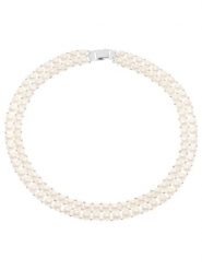 Pearl Addict Naszyjnik z perłami w kolorze białym - dł. 40 cm rozmiar: onesize. Białe naszyjniki Pearl Addict, z perłą, srebrne. Za 434.99 zł.