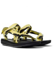 Camper Sandały w kolorze żółto-czarnym rozmiar: 41. Czarne sandały Camper, bez wzorów, klasyczne, z otwartym noskiem, bez obcasa, bez zapięcia. Za 208.99 zł.