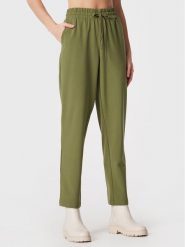 Moss Copenhagen Spodnie materiałowe Kesia 16940 Zielony Relaxed Fit. Zielone spodnie materiałowe Moss Copenhagen, xs, bez wzorów, z materiału. Za 139.99 zł.