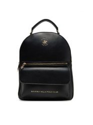 Beverly Hills Polo Club Plecak BHPC-H-001-07 Czarny. Czarne plecaki Beverly Hills Polo Club, bez wzorów, z materiału. Za 139.99 zł.