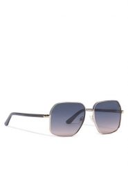 Guess Okulary przeciwsłoneczne GU00107 Złoty. Żółte okulary przeciwsłoneczne Guess, z aplikacjami, z tworzywa sztucznego. Za 319.99 zł.