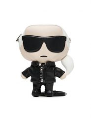 KARL LAGERFELD Torebka A3W30186 Czarny. Czarne listonoszki KARL LAGERFELD, bez wzorów, ze skóry, bez dodatków. Za 1,299.00 zł.