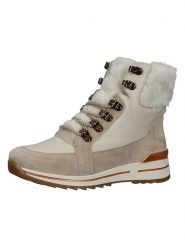 Ara Shoes Skórzane botki w kolorze beżowym rozmiar: 39. Brązowe botki Ara Shoes, bez wzorów, z materiału, bez obcasa, na platformie, bez zapięcia. Za 215.71 zł.