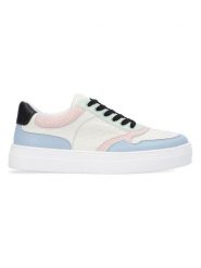 Liu Jo Sneakersy w kolorze kremowo-jasnoróżowo-turkusowym rozmiar: 36. Brązowe trampki Liu Jo, bez wzorów, bez zapięcia. Za 184.89 zł.