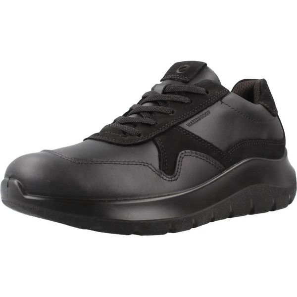 Buty ECCO ECCO VALERIE W WP SNEAKER Czarny. Czarne trekkingi ecco, ze skóry, na fitness i siłownię. Za 539.99 zł.