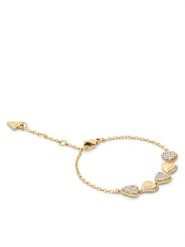 Guess Bransoletka JUBB06 071JW Złoty. Żółte bransoletki Guess, metalowe. Za 294.99 zł.