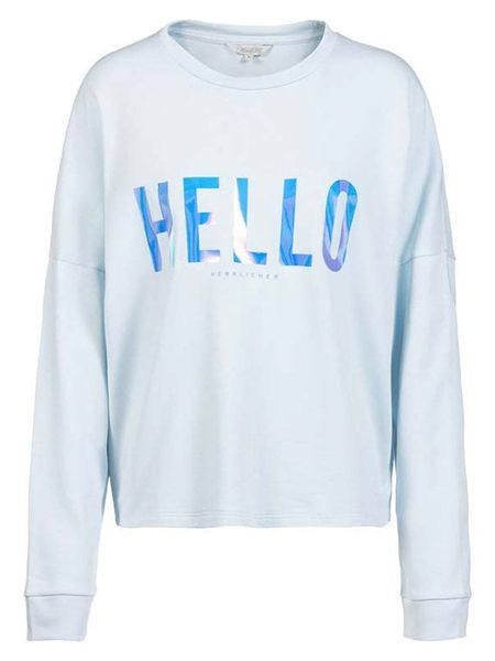 Herrlicher Bluza w kolorze błękitnym rozmiar: L. Niebieskie bluzy Herrlicher, l, bez wzorów, bez kaptura. Za 204.95 zł.