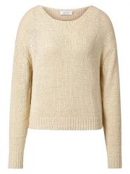 Rich & Royal Sweter w kolorze beżowym rozmiar: L. Brązowe swetry Rich & Royal, l, bez wzorów, bez ramiączek. Za 245.38 zł.
