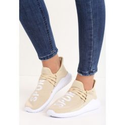 Beżowe Buty Sportowe Entien. Brązowe obuwie sportowe Born2be, bez zapięcia. Za 29.99 zł.