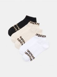 Skarpetki krótkie 5 pack - wielobarwny. Skarpety Sinsay, bez wzorów. Za 15.99 zł.