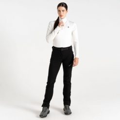 Damskie spodnie trekkingowe Melodic Pro. Czarne spodnie sportowe Dare 2b, na lato, s, bez wzorów, trekkingowe. W wyprzedaży za 249.99 zł.