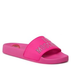 Klapki LOVE MOSCHINO. Klapki Love Moschino, bez wzorów, bez obcasa. Za 679.99 zł.