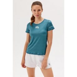 Damska koszulka biegowa Rough Radical Support Tee Women. Czerwone bluzki ROUGH RADICAL, m, bez wzorów, sportowe, bez kołnierzyka, bez ramiączek. Za 129.90 zł.