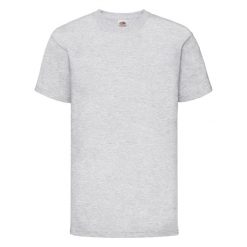 T-shirt Fruit Of The Loom Valueweight Child Grey. Białe t-shirty FRUIT OF THE LOOM, bez wzorów, z bawełny, bez kołnierzyka, bez ramiączek. Za 143.99 zł.