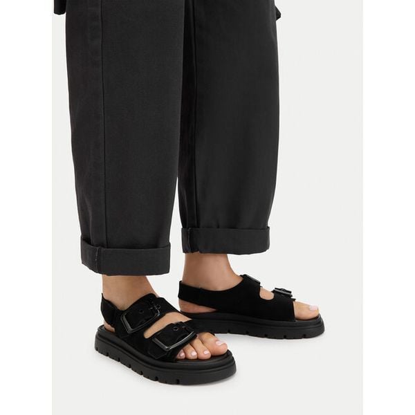 Sandały G-Star. Czarne sandały G-Star, bez wzorów, retro, bez obcasa, na płaskiej podeszwie, bez zapięcia. Za 133.99 zł.