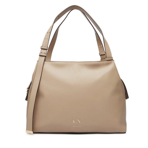 Torebka Armani Exchange. Brązowe torebki klasyczne Armani Exchange, bez wzorów, bez dodatków. Za 759.99 zł.