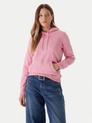 Tommy Jeans Bluza Linear DW0DW21963 Różowy Regular Fit. Czerwone bluzy Tommy Jeans, s, bez wzorów, z bawełny, bez kaptura. Za 389.99 zł.