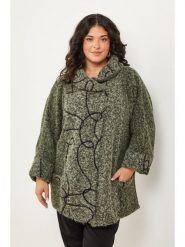 Curvy Lady Płaszcz przejściowy w kolorze khaki rozmiar: 48/50. Brązowe płaszcze Curvy Lady, bez wzorów, bez kaptura. Za 239.29 zł.