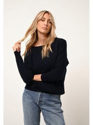 Just Cashmere Kaszmirowy sweter "Rebecca" w kolorze granatowym rozmiar: XXL. Niebieskie swetry Just Cashmere, xxl, bez wzorów, z kaszmiru, bez ramiączek. Za 322.14 zł.
