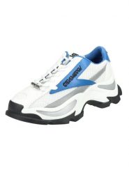 Steve Madden Sneakersy w kolorze biało-niebieskim rozmiar: 39. Białe trampki Steve Madden, bez wzorów, bez zapięcia. Za 217.99 zł.