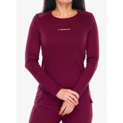 Bluza damska La Sportiva Beyond Longsleeve. Czerwone bluzy La Sportiva, bez wzorów, bez kaptura. Za 293.99 zł.