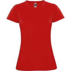 Damska Koszulka Sportowa Montecarlo Z Krótkim Rękawem. Czerwone koszulki sportowe ROLY, bez wzorów, bez ramiączek, trekkingowe. Za 37.99 zł.