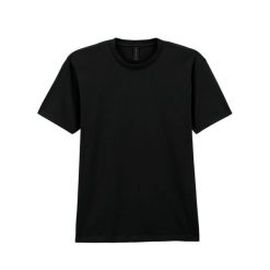 Koszulka Unisex Dla Dorosłych Softstyle Midweight. Czarne bluzki GILDAN, xl, bez wzorów, sportowe, bez kołnierzyka, bez ramiączek. Za 39.99 zł.