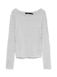 ONLY Sweter w kolorze jasnoszarym rozmiar: XS. Szare swetry Only, xs, bez wzorów, bez ramiączek. Za 96.83 zł.