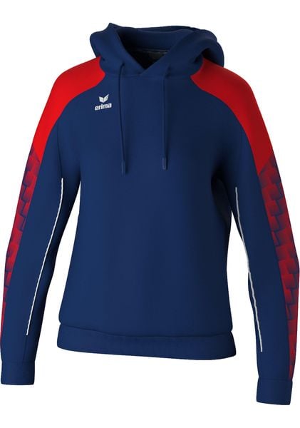 Bluza damska z kapturem Erima Evo Star. Czarne bluzy Erima, bez wzorów, z materiału, z kapturem. Za 211.50 zł.
