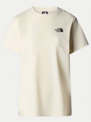 The North Face T-Shirt Redbox NF0A87NK Écru Relaxed Fit. T-shirty The North Face, l, bez wzorów, z bawełny, bez kołnierzyka, bez ramiączek. Za 89.99 zł.