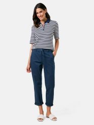EDITION Spodnie chino w kolorze granatowym rozmiar: 40. Niebieskie spodnie materiałowe EDITION, na co dzień, bez wzorów, z tkaniny. Za 250.95 zł.