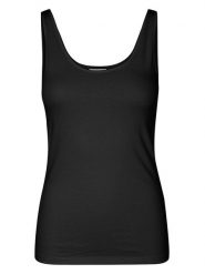 Vero Moda Top w kolorze czarnym rozmiar: XXL. Czarne topy Vero Moda, xxl, bez wzorów, bez kołnierzyka, bez ramiączek. Za 39.58 zł.